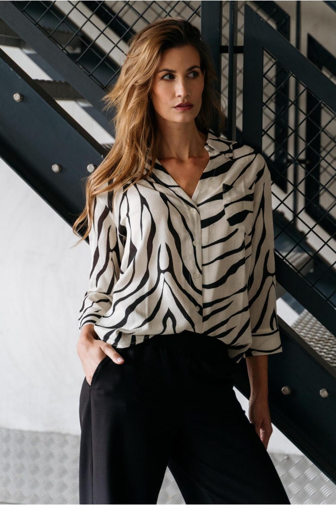 MALA BLOUSE SP25 20 006 VEINES